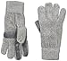 Isotoner Women's Smartouch Chenille Knit Gloves, Chrome, One Size