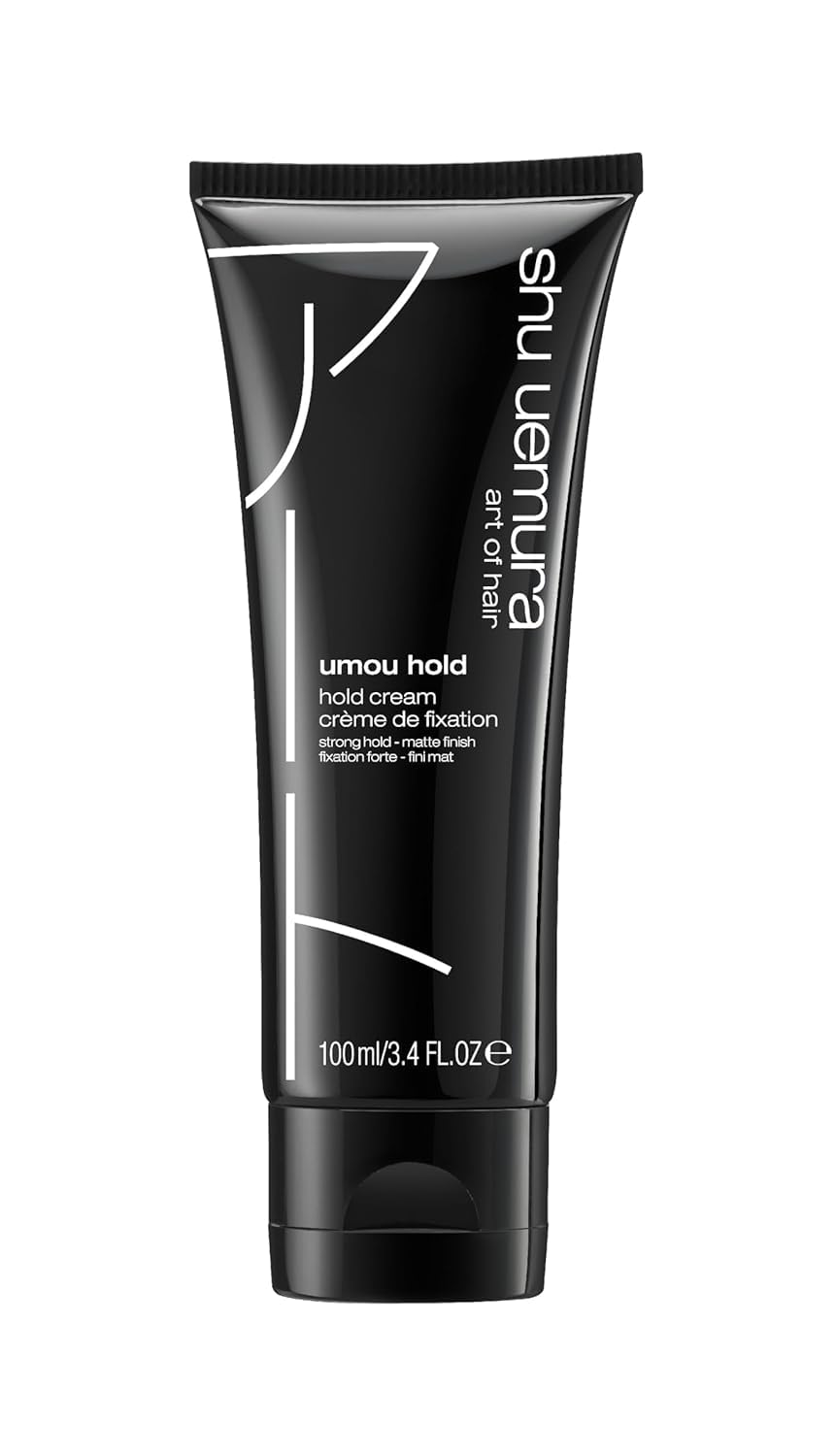 Shu Uemura, Strong Hold Hair Cream Umou Hold, All Hair Types, Long-Lasting, Smoothing & Shiny, 100 ml