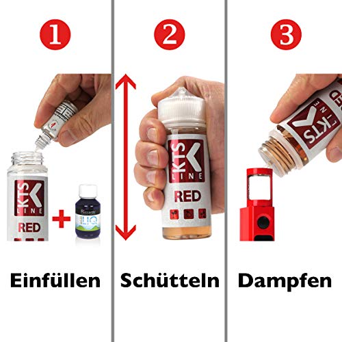 KTS E-Liquid Aromakonzentrat White, Shake-and-Vape zum Mischen mit Basisliquid für e-Liquid, 0.0 mg Nikotin, 30 ml – Bild 3