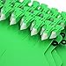 Livestock Identification One-piece Ear Tags for Goats Sheep Cattle Cows Pigs 50 Packs TPU Precision Ear Tags (Green)