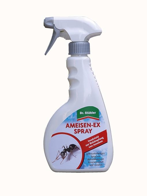 Dr. Stähler 001854 Ameisen-EX Spray, 500 ml Sprüflasche mit Sofortwirkung