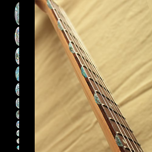 Fretboard Markers Inlay Sticker Decals for Guitar - Thumbnail/Half Moon - A-Mix - Thumbnail 4