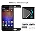 [2 Pack] Huawei P10 Plus Screen Protector,Tempered Glass Protector [ Full Coverage ] Colored Edge,3D Full Curved Edge,No Bubble (Black)