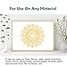 Mandala Wall Wood Furniture Canvas Tile Fabric Painting Stencil, fit for Home DIY Decor, Large Size Paint Stencils, Reusable (12x12 Inch,4pcs)