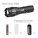 Victagen LED Flashlight,Waterproof Military Grade With 6 Modes & Zoom Lens Adjustable Focus,Rechargeable Mini Torch for Hiking,Cycling, Camping,Hiking and Emergency