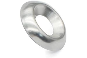 Wulankd #8 Countersunk Finish Washers, SS Grade 18-8/304 Stainless Steel Cup Washers Gasket Fasteners, 100pcs