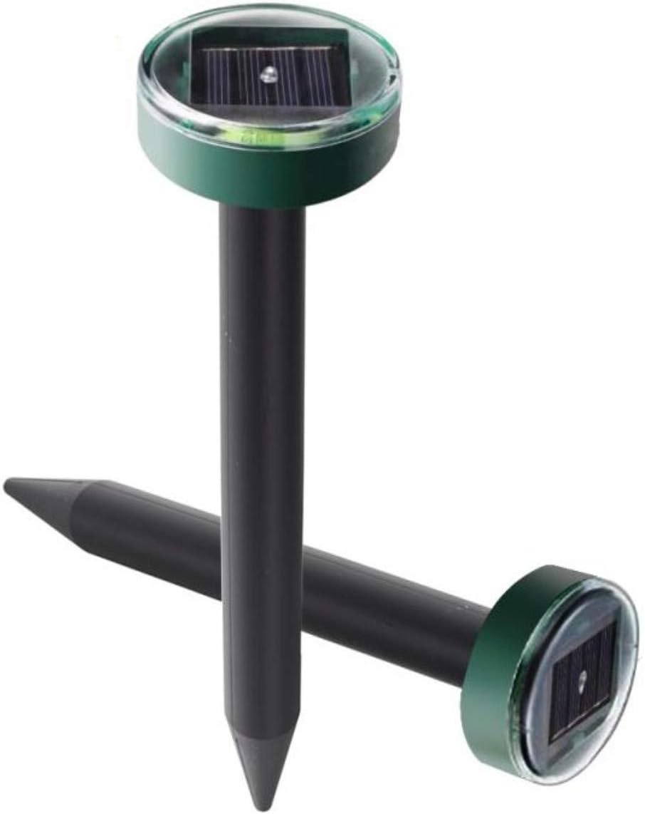 KKPOT Outdoor Solar Sonic Gopher Spikes (2pack)