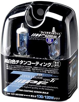 Amazon Ipf ヘッドライト ハロゲン H4 バルブ スーパーjビーム Specti チタンホワイト 40k J51t 車 バイク 車 バイク