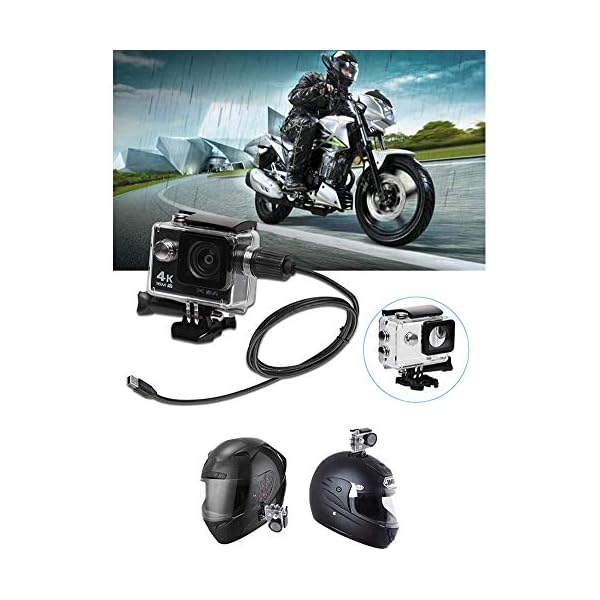 LKNJLL 4K WiFi Sport Action Kamera Ultra HD wasserdichte DV Camcorder 16MP 170 Grad Weitwinkel – Bild 6