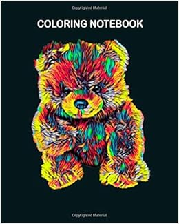 Coloring Book: cute bear toy stuffed animal color design 64 ...