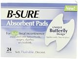 B-Sure Anal Leakage Pads, Box/24 Pads