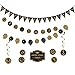 TINKSKY Graduation Banner Garland Graduation Bunting Banner Party Decoration Kit Wall Stickers Hanging Swirl Decorations