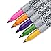 SHARPIE Fine-Point Permanent Markers, 5-Pack Limited-Edition Colored Markers (30631)