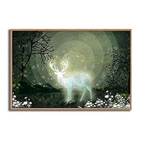 Framed Canvas Wall Art for Living Room, Bedroom Dreamland Theme Canvas Prints for Modern Home Decoration Ready to Hang - 16"x24" inches