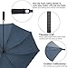 G4Free 62 Inch Automatic Open Golf Umbrella Sun Protection Windproof Oversize Large Waterproof Stick Umbrellas(Navy)