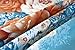 Vaulia Lightweight Microfiber Duvet Cover Set, Vintage Flower Pattern Design - Queen Size