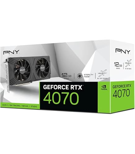 Amazon.com: PNY GeForce RTX™ 4070 12GB Verto™ Dual Fan Graphics