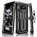 Galaxy Note 8 Case, eSamcore Full Body Protection Shockproof Case Cover with Rugged Heavy Duty Holster Clip Kickstand [WITHOUT Built-in Screen Protector] for Samsung Note 8 2017 [BLACK]