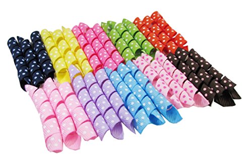 Hipgirl 2.5 inch grosgrain curled korker ribbon for hai…