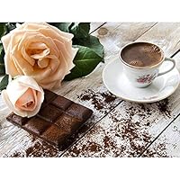 DIY 5D Diamond Painting Kits for Adults Full Drill Diamond Painting for Home Wall Decor Gift Coffee Cup & Chocolate Bar 15.7x11.8in 1 Pack by SAROW