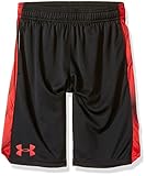 Under Armour Boys' Eliminator Printed Shorts, Black (004)/Red, Youth Large