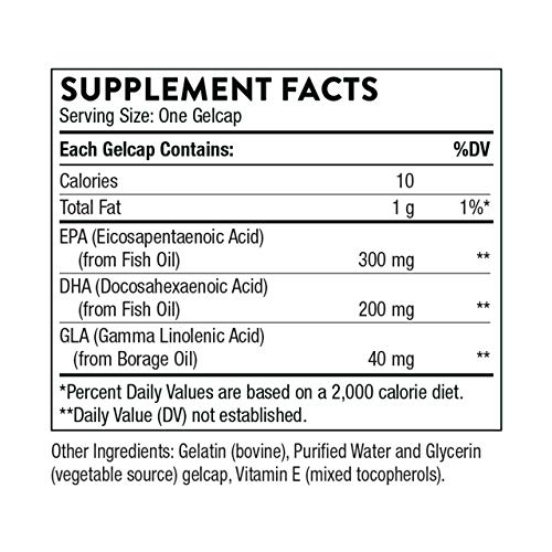 Thorne Omega Plus an Essential Fatty Acid Supplement with Omega3 and