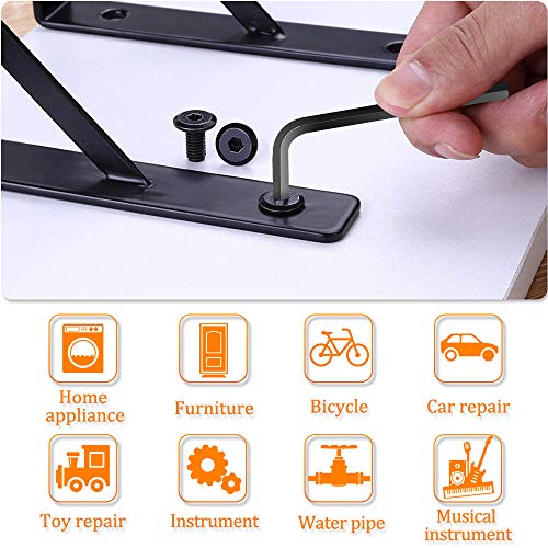 Hex Key Wrench Set, Kingsdun 30 Pcs Hex-L Allen with Hard Case - Thumbnail 4
