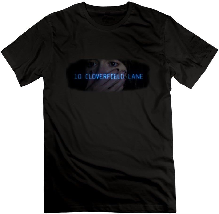 T4MLT Crew-Neck 10 Cloverfield Lane T Shirt For Mens Black