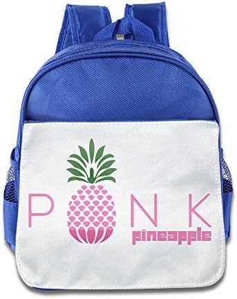 JXMD Custom Superb Pink Pineapple Kids Children Schoolbag For 1-6 Years Old RoyalBlue