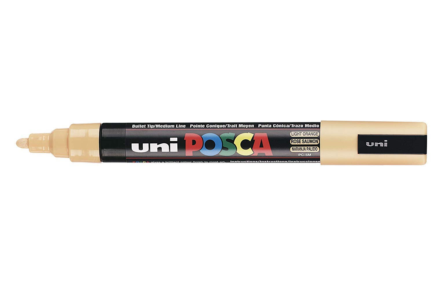 Posca UNI-BALL MARKER PEN PC-5M - LIGHT ORANGE - Single Pen
