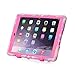 iPad Air Case,iPad 5 Case,ACEGUARDER®[Heavy Duty]iPad Case,Three Layer Armor Defender And Full Body Protective Case With Kickstand And Screen Protector for Apple iPad Air(iPad 5)(Pink camo/Pink)