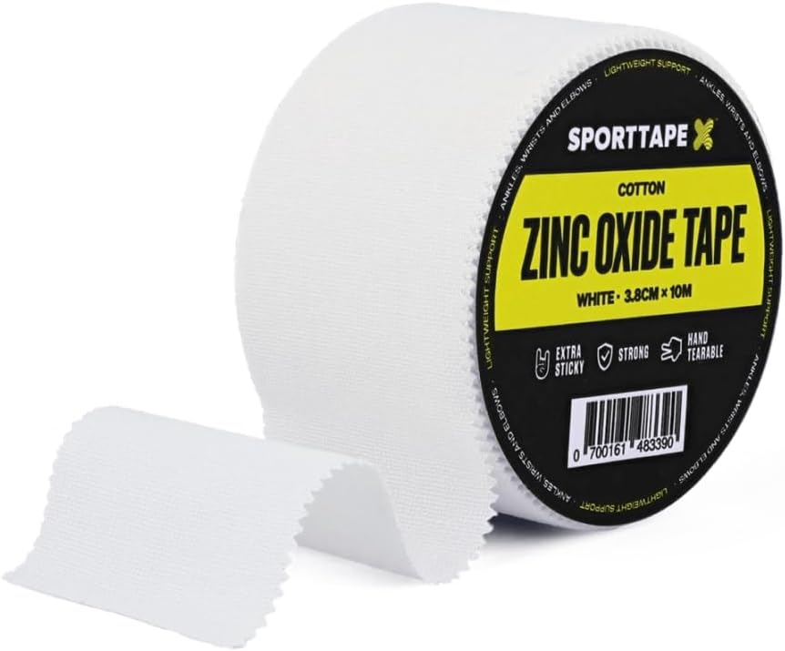 SPORTTAPE Zinc Oxide Tape 3.8cm x 10m White Sport Strapping Tape