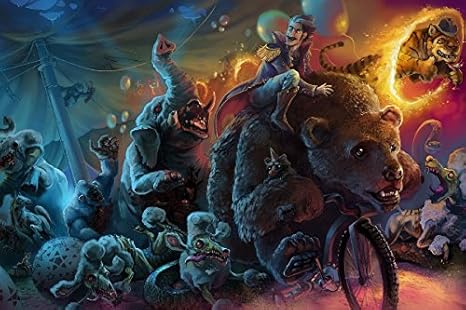 Amazon モンスターファンタジー動物bear Humor Funnyダークcreatureファンタジーファブリックシルクポスター印刷ホーム装飾a1219 42 12x18 Pob アートフレーム ポスター オンライン通販