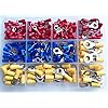 AIRNIX-225-Piece-Solderless-Insulated-Crimp-Ring-Terminal-Connector-Set-22-10-AWG-10-Sizes