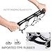 OuterStar Traction Cleats Ice Snow Grips Anti Slip Stainless Steel Spikes Crampons for Footwear M/L