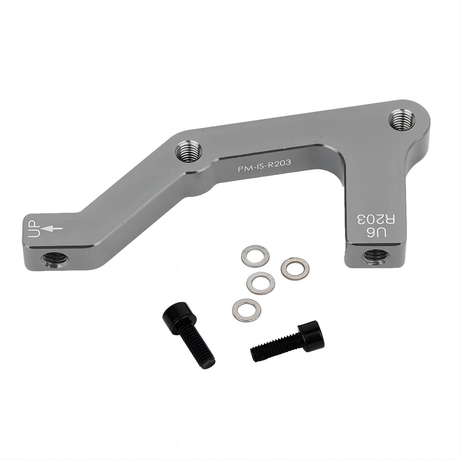 VIFER Bike Durable Bike Disc Brake Mount Caliper Adapter B-R-203 for MT-B Mountain Bike Bicycle (White)