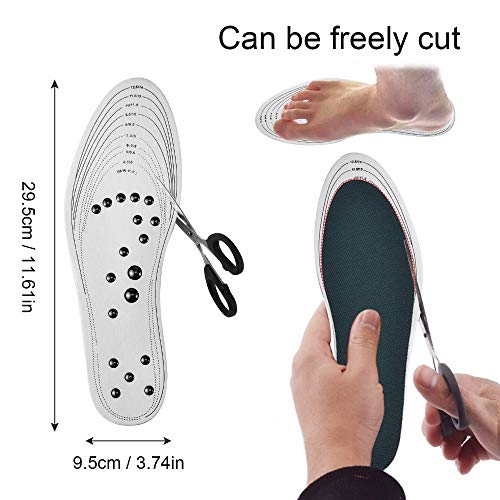 Memory Foam Acupressure Magnetic Massage Comfort Insoles with Foot Therapy Reflexology for Pain Relief, Promoting Blood… - Image 8