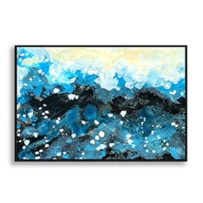 Framed Canvas Wall Art for Living Room, Bedroom Abstract Impression Canvas Prints for Home Decoration Ready to Hanging - 16x24 inches
