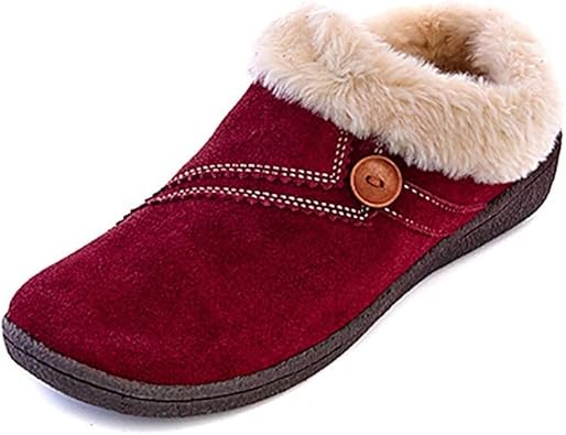 clarks red slippers