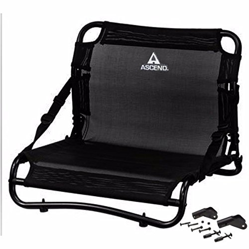 Ascend Boat Kayak Seat 166295 Tracker Clamp On Black Steel 1896044