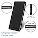 Simicoo Nokia 6.1 2018 Model Flip PU Leather Slim Fit case Card Holster Stand Magnetic Cover Clear Silicone TPU Full Body Shockproof Pocket Thin Wallet Case for Nokia 6.1 2018 (Black, Nokia 6.1)