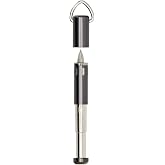 True Utility - Telescopische Intrekbare Balpen Sleutelhanger - Aluminium, Roestvrij Staal