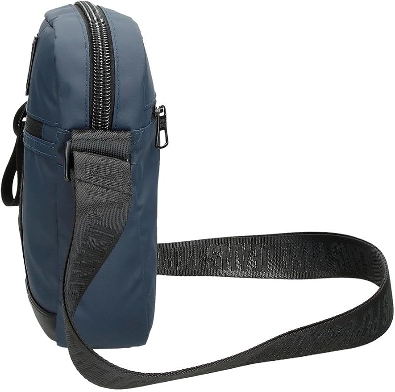 Hoxton Umhängetasche, mittelgroß, Blau, 17 x 22 x 6 cm, Polyester, blau, Talla única, Mittelgroße Umhängetasche