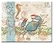 CounterArt Seaside/Blue Crab Glass Cutting Board, 15 x 12 Inches