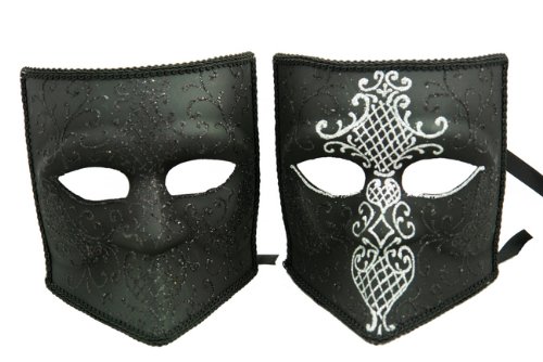 NEW Laser Cut Gladiator Full Face Design Halloween Masks 2pc Combo Special