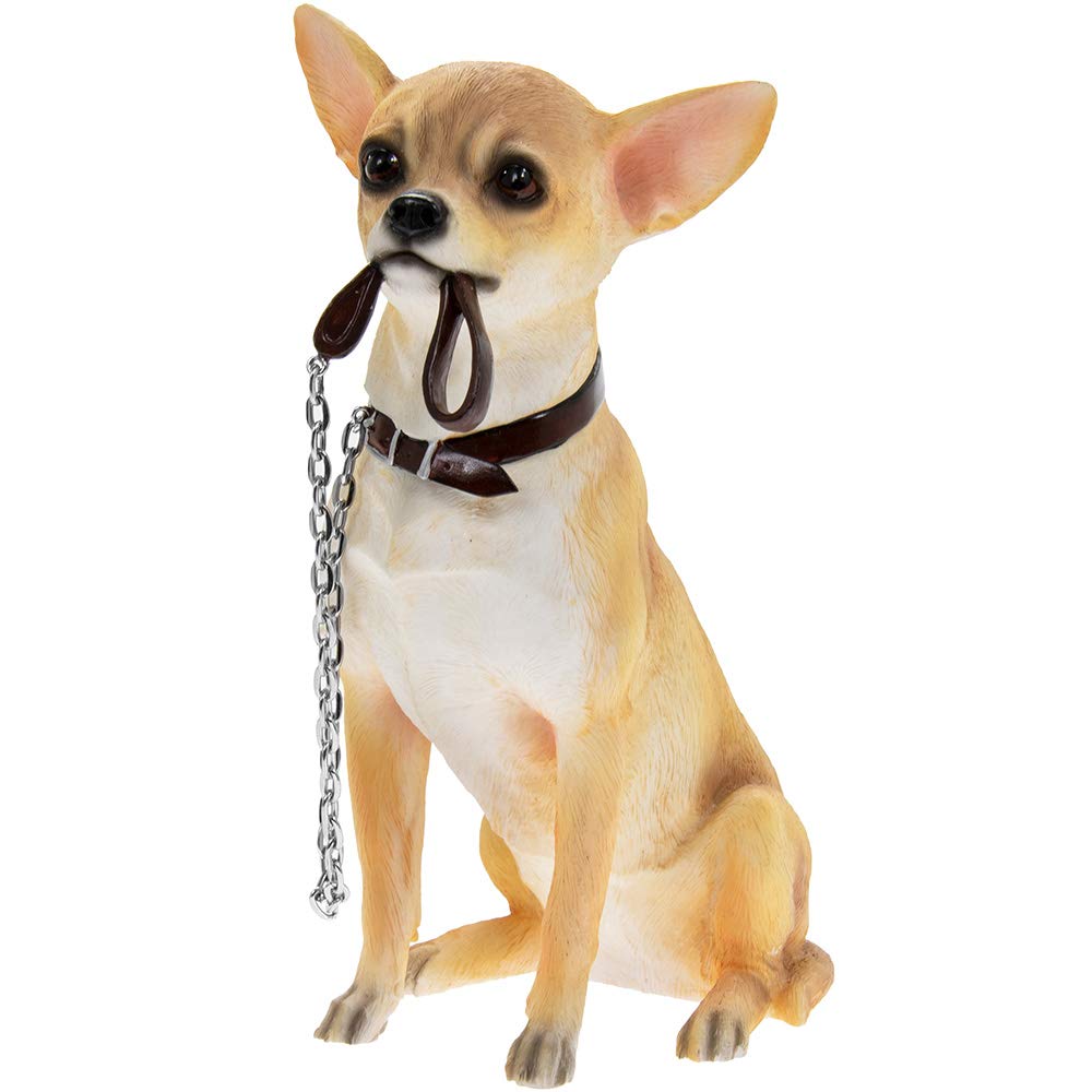 Lesser & Pavey Sitting Walkies Gold & White Chihuahua, Gold/White, H19cm โ image 1