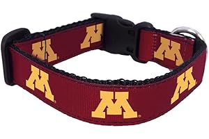 ALL STAR DOGS NCAA Minnesota Golden Gophers Dog Collar, Team Color, Large