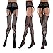 akiido Fishnet Stockings Fishnet Tights Thigh High Stockings Pantyhose High Waist Tights