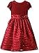 Jayne Copeland Girls' Velvet with Shadow Stripe and Disco Dots
