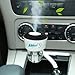 AblerV Car Oil Diffuser Humidifier, Ultrasonic Wave Car Air Humidifier and Aromatherapy Essential Oil Diffuser Mister with Fast USB Car Charger (Black)